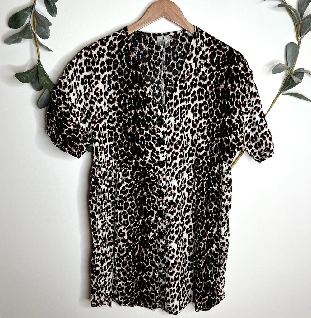 Asos Leopard Print Dress LAST CALL